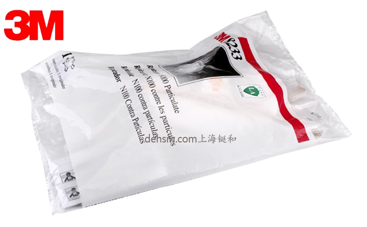3M8233N100口罩包裝圖-正面